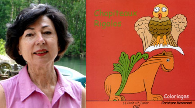 Christiane Massonnet pour ses albums de coloriage sur l’art roman saintongeais