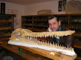 Eric Dépré pour ses recherches et travaux de paléontologie sur l’évolution des poissons