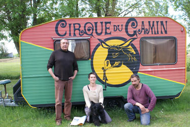 Cirque le Gamin pour une classe de cirque associé au lycée Marcel Dassault