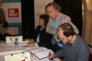 Les académiciens Marie-Dominique MONTEL, Alain QUELLA-VILLEGER et Didier NERAUDEAU